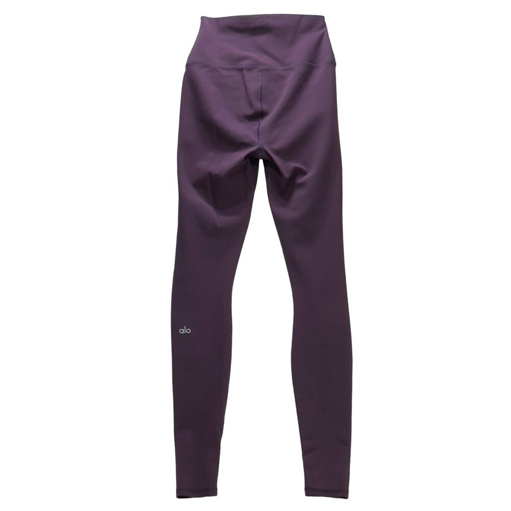 ALO Womens Leggings Activewear Grape Stretch Destroyed Full Length Size XS - Picture 7 of 11